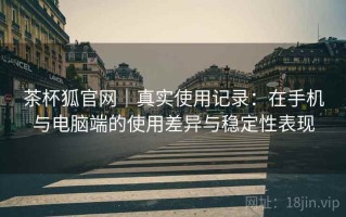 茶杯狐官网｜真实使用记录：在手机与电脑端的使用差异与稳定性表现
