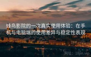 蜂鸟影院的一次真实使用体验：在手机与电脑端的使用差异与稳定性表现